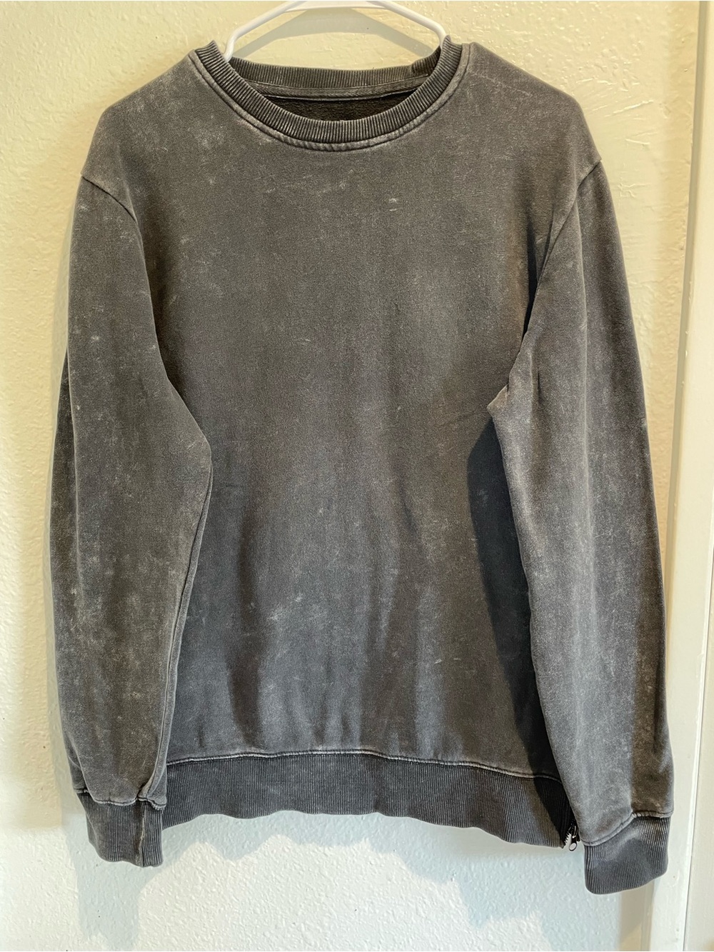 RSQ Oversized Heavyweight Acid Wash Streetwear Crewneck M